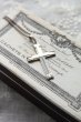 画像1: 1900年代初期　ドイツ製　アンティークシルバー（835/1000）　純銀製　アールデコ・クロス（十字架）ペンダント (1)
