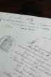 画像3: 1800年代　フランスの古文書　アンティーク・マニュスクリ　枯れたインク　美しい手書き文字 2種類　2枚　6ページ (3)