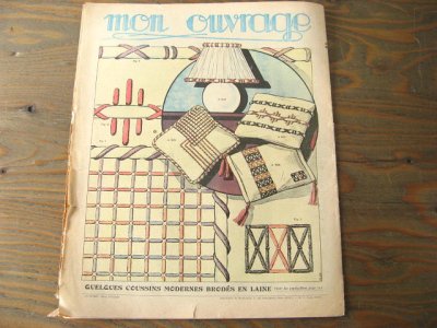 画像3: 1936年　Ａ　フランス製　　アンティーク手芸新聞　Mon Ouvrage 古い紙物は素敵です！