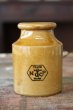 画像2: 美品　1900年代初期　イギリス製　TAYLOR'S　ストーンウェア  マスタードポット　美しい飴色釉薬　7.9ｃｍ　195ｇ (2)