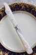 画像2: 極美品　ヴィクトリアン　アンティークシルバー　マザーオブパール　純銀製　希少な大型チーズナイフ　1886年　英国バーミンガム　21ｃｍ (2)