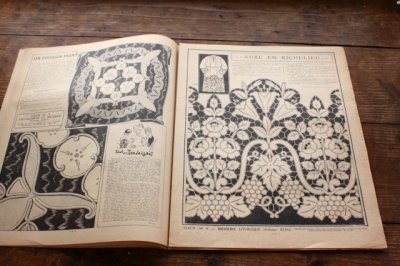 画像1: 1932年 　7月発行　フランス PARIS　アンティーク手芸誌　Mon Ouvrage（私の手仕事）全16P 刺繍モチーフ図案etc