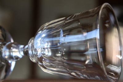 画像3: 1900年代初期 オールドバカラ フランス製 アンティーク ワイングラス クリスタルガラス 口径6.2ｃｍ　全高11.7ｃｍ