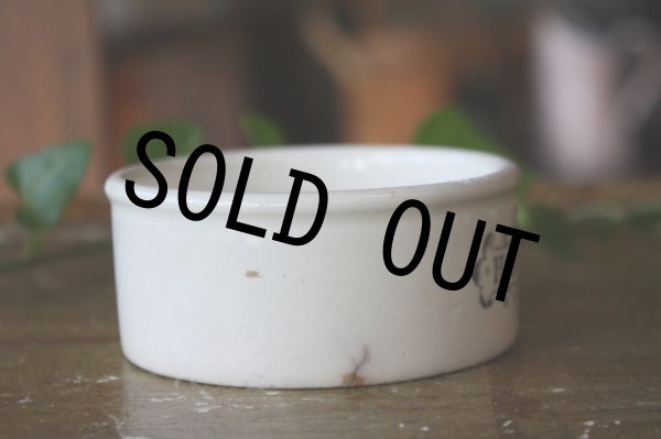 画像4: お買い得　R.SEAGER  IPSWICH　アンティーク　ミート ペーストポット　1900年代初期　イギリス製　径 8.5ｃｍ (4)