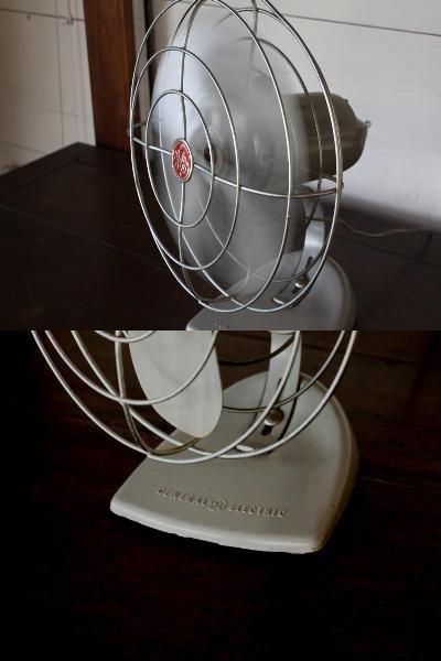 画像1: 完動品！　1950年代　米国ゼネラル・エレクトリック社　扇風機　（首振りOK・壁掛け可）ミッドセンチュリー