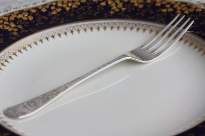 画像3: お買い得にて！　1910年　英国シェフィールド　アンティークシルバー　純銀製　デザートフォーク　15ｃｍ