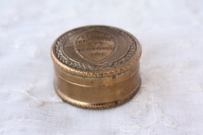 画像1: 希少　ROGER&GALLET　ロジェ＆ガレット　アンティーク　小さなパウダーボックス　真鍮製　1900年代初期　フランス　PARIS