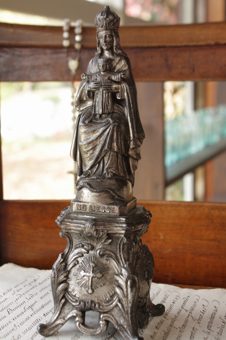 フランス製 1900年代初期 アンティーク 聖母マリア像 NOTRE DAME