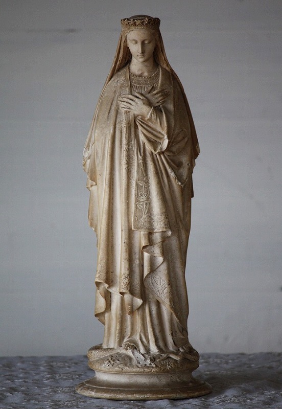 マリア様 像 イタリア製 キリスト アンティーク 当時物 貴重