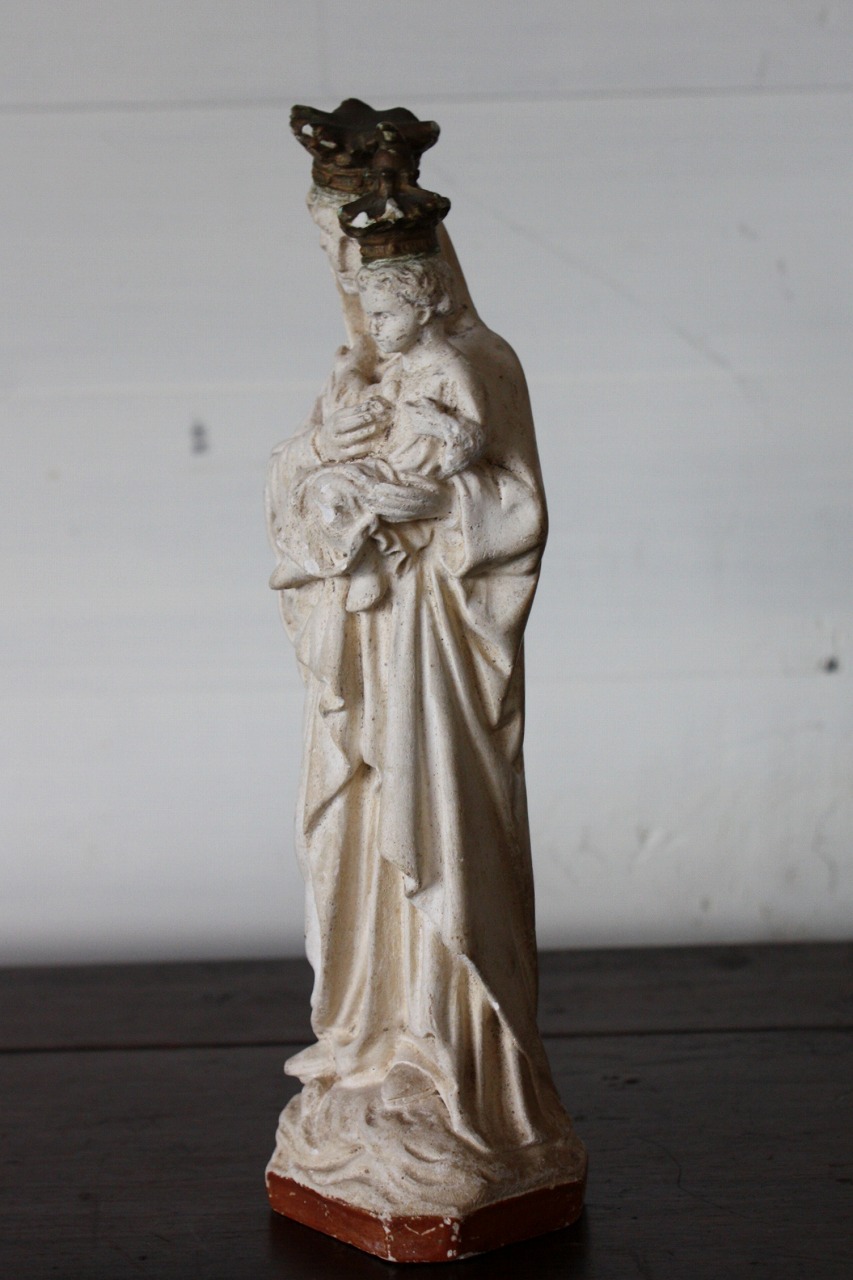 お買い得 1900年代初期 フランス製 アンティーク 小さな聖母マリア 