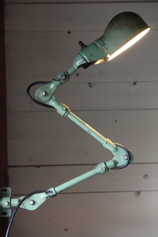 1960年代 アメリカ製 Fostoria社 Machine Lamp インダストリアル 工業 