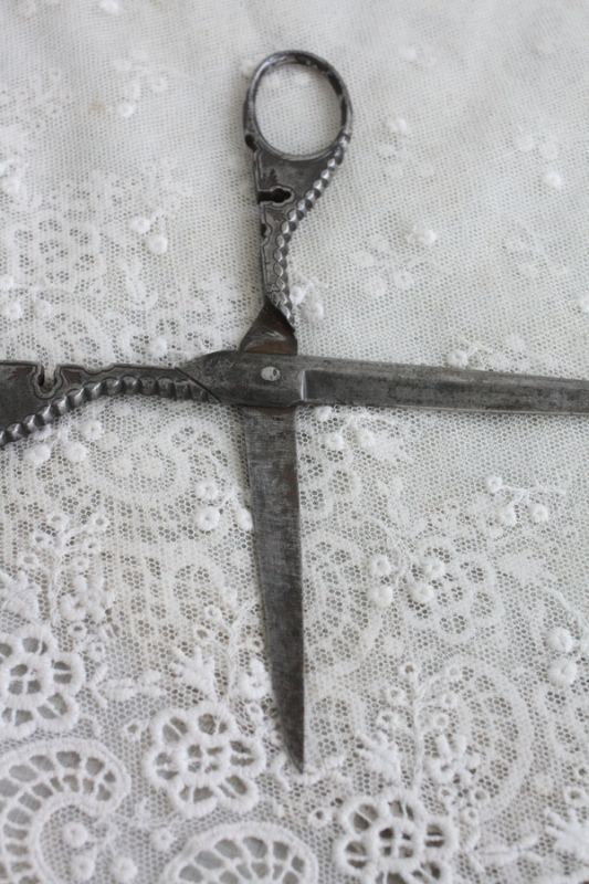 レア 1900年代初期 ドイツ製 ハンドルに十字架の透かし 使い込まれた