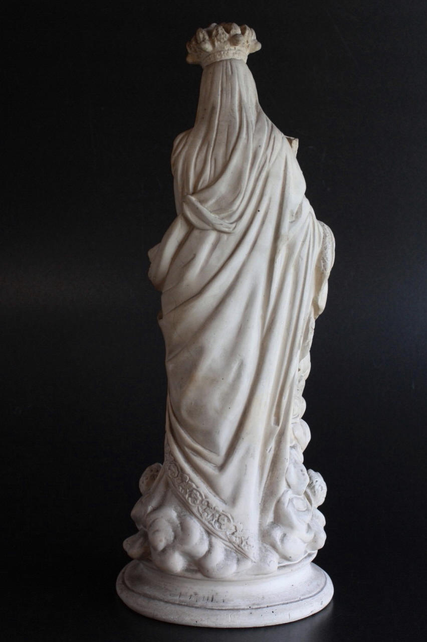 1900年代初期 フランス製 アンティーク 大きなマリア像 勝利の聖母