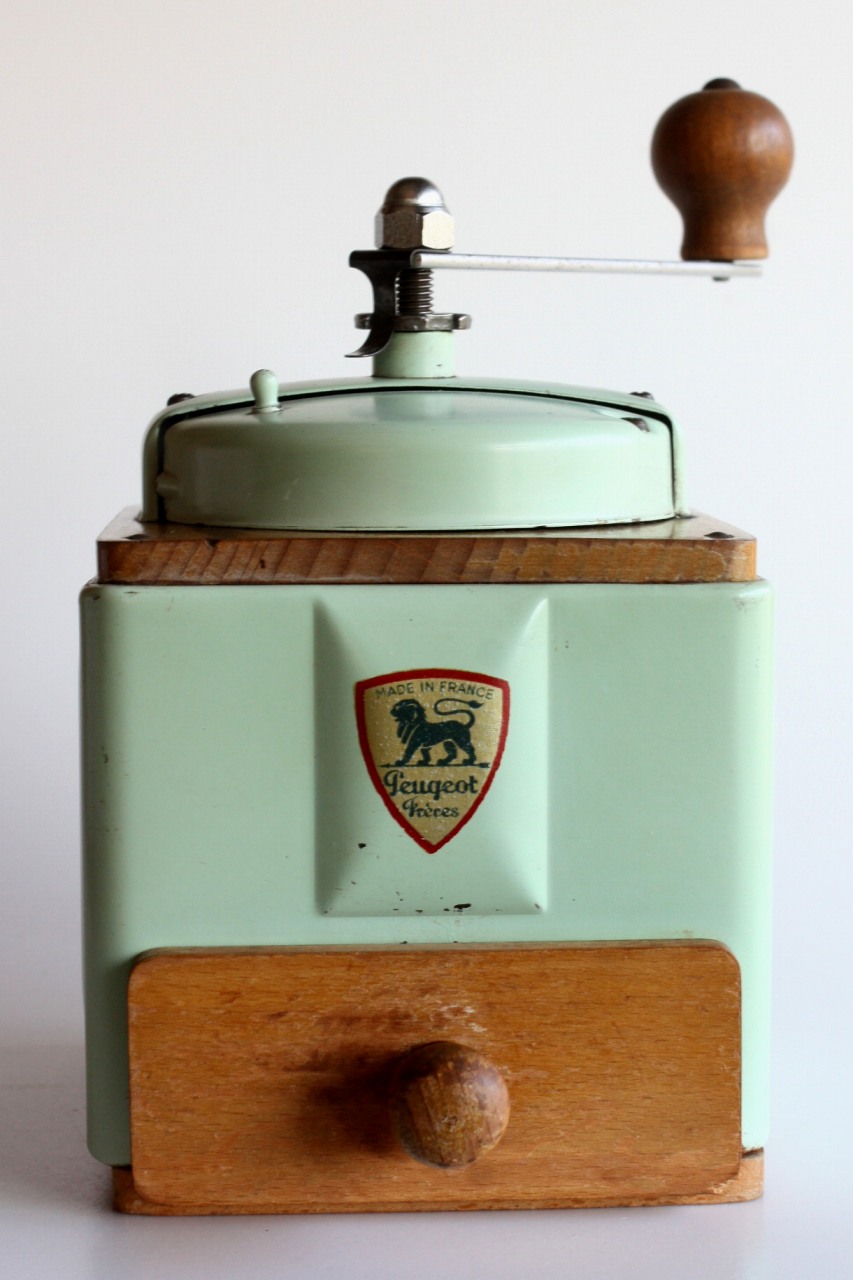 1947年〜1960年 フランス製 プジョー コーヒーミル 希少ミントグリーン 