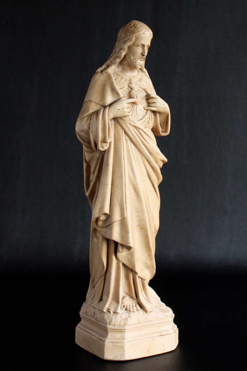 1900年代初期 フランス製 アンティーク イエス・キリスト像 「イエスの