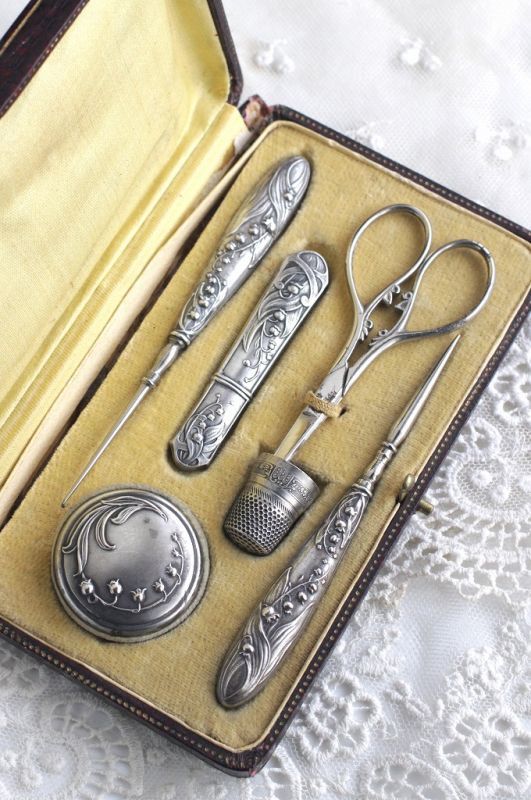 【美品】フランスアンティーク1900's PARISお肉用N\u0026F 箱付r3312