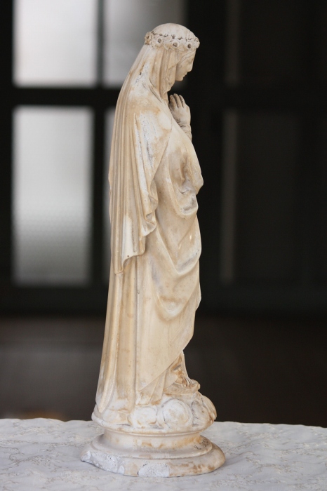 19世紀 フランス アンティーク 検 美しい 聖母マリア像 特大サイズ