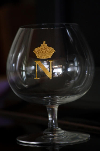 フランス製 ビンテージ バカラ ナポレオン ブランデーグラス 金彩の 