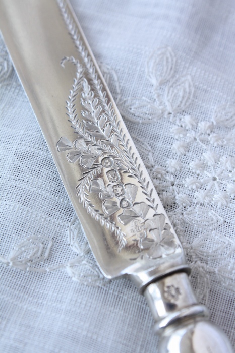 1873年 英国ロンドン製 ヴィクトリアン アンティークシルバー 純銀製