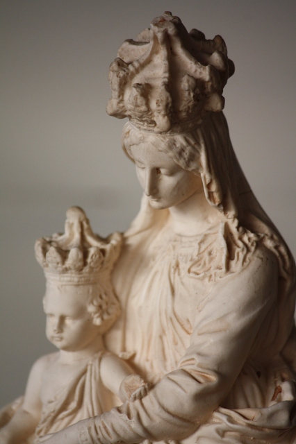 1900年代初期 フランス製 アンティーク 勝利の聖母 マリア像 希少な